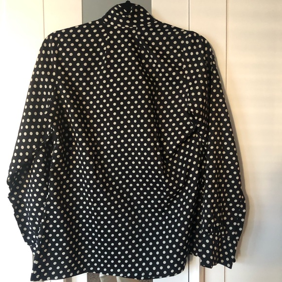 Vintage Polka Dot Dress Shirt - Picture 2 of 2